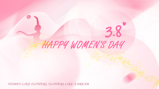 Happy Women's Day, März mit Ihnen, sind die beste Landschaft!