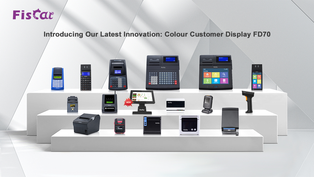 Unsere neueste Innovation: Farbdisplay für Kunden FD70